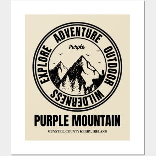 Purple Mountain, Kerry Ireland - Irish Mountains Posters and Art